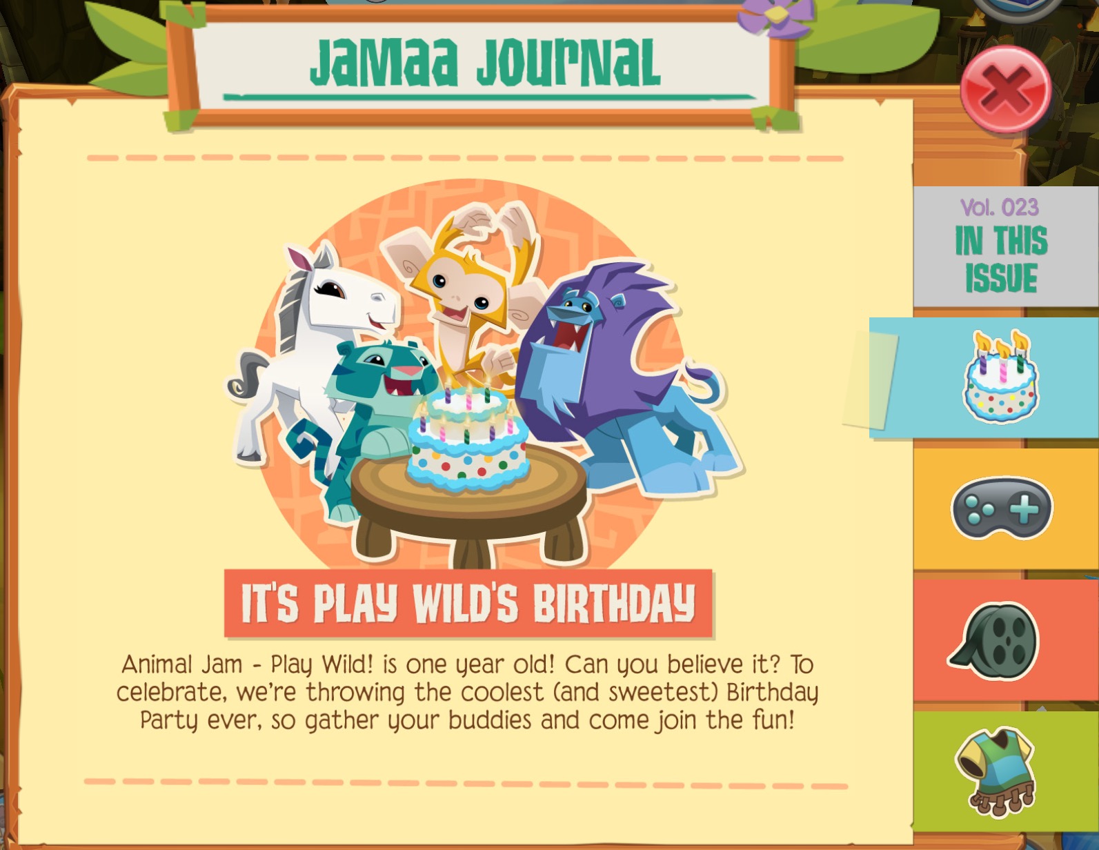 Animal Jam Graphic Central! New Play Wild Update!