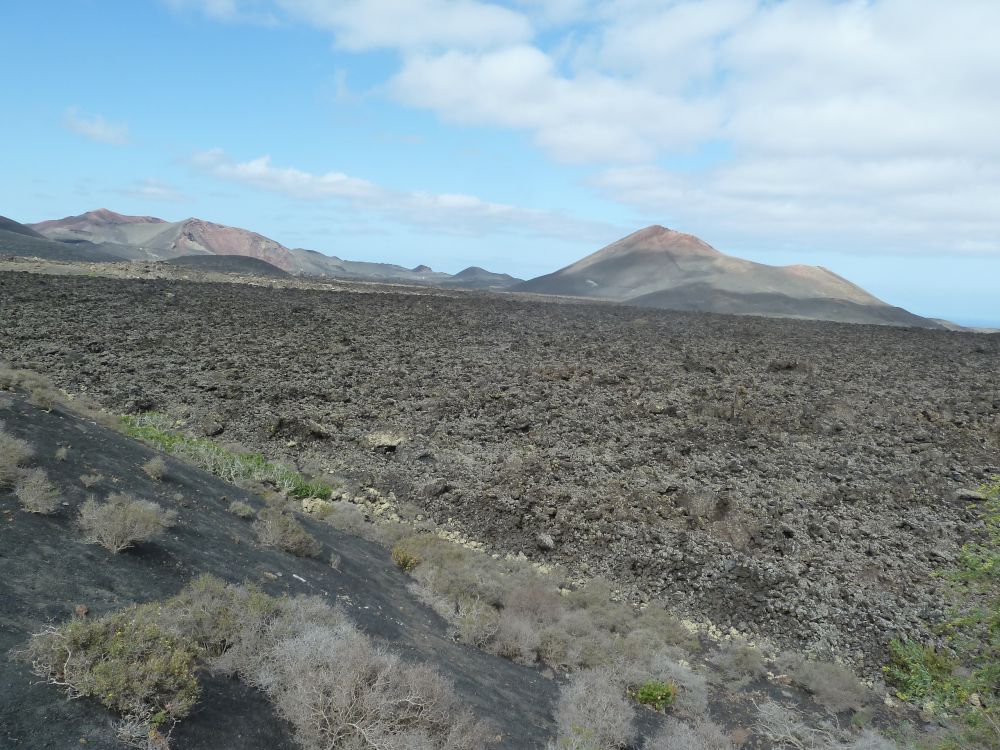 Volcanic Landscapes: Volcanic cone of Pico Partido, Lanzarote