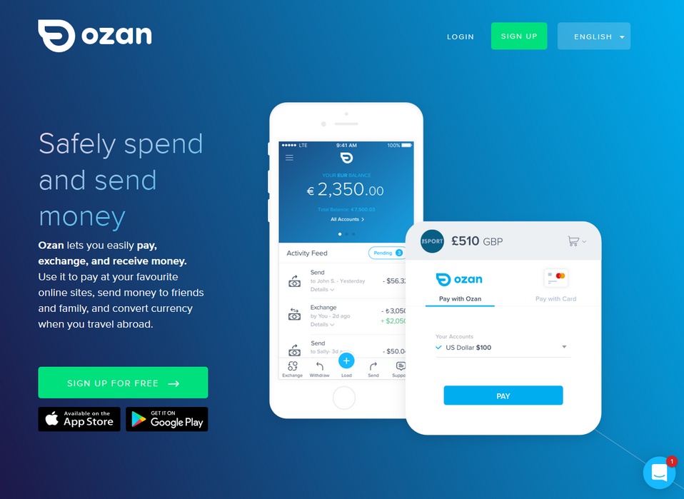 Ozan payment method