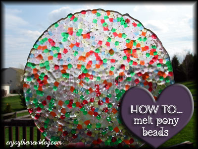 Pony Beads Suncatcher Craft