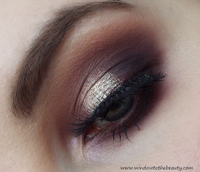 Burgundy makeup