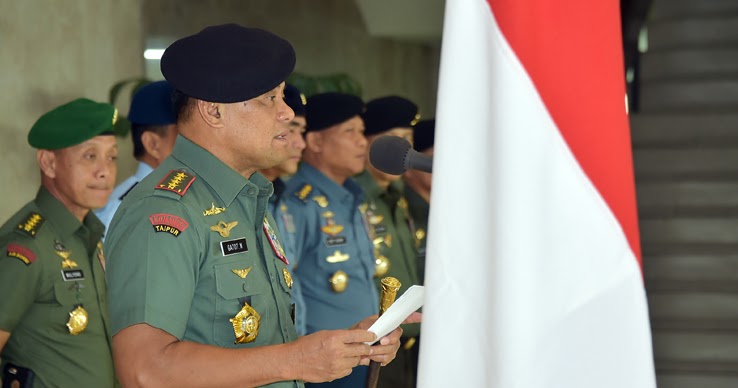 Panglima TNI Lantik Kenaikan Pangkat 8 Pati TNI