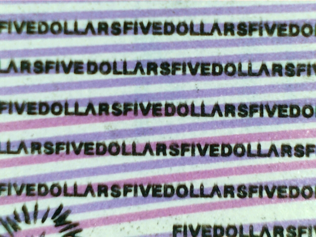 Five Dollar Note