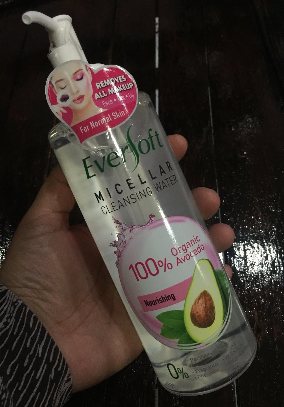 eversoft malaysia, miceller cleansing water, miceller cleansing water review, pembersih mekap