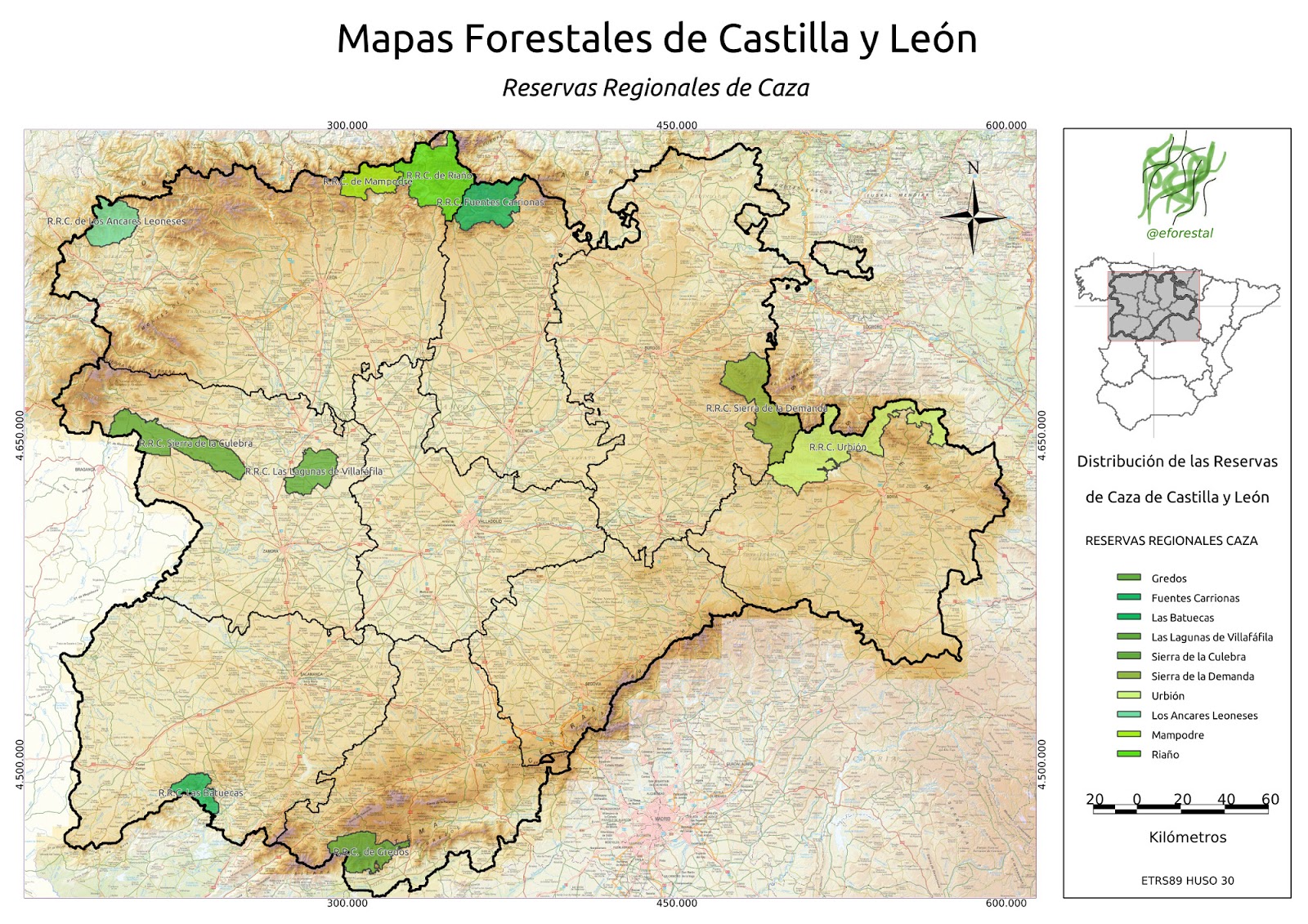 Educación Forestal Reservas Regionales de Caza de Castilla y León Educación Forestal Reservas Regionales de Caza de Castilla y León