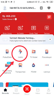 Cara Beli Token Listrik di Aplikasi LinkAja cara isi token listrik linkaja