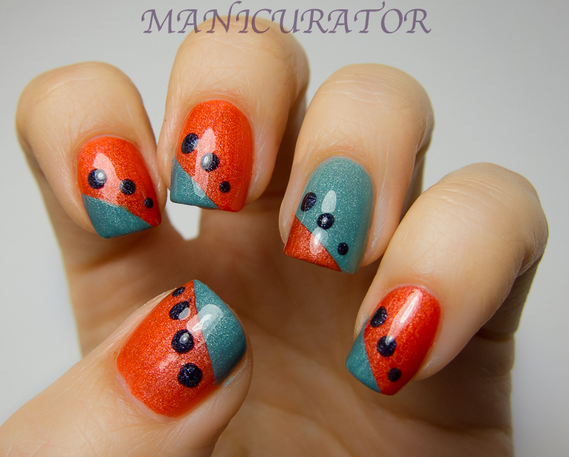 Abstract Nail Art Challenge - Tape