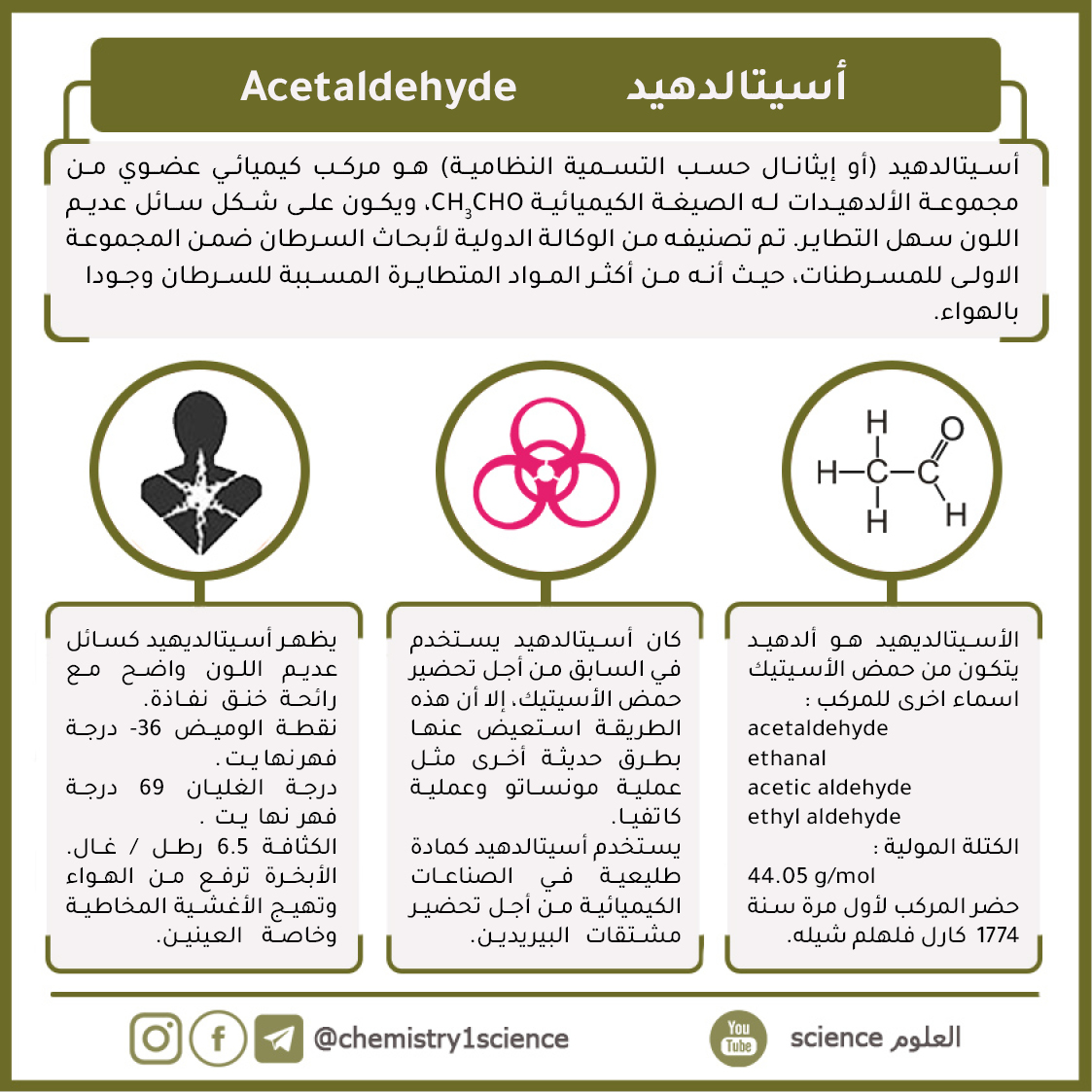 أسيتالديهايد Acetaldehyde 