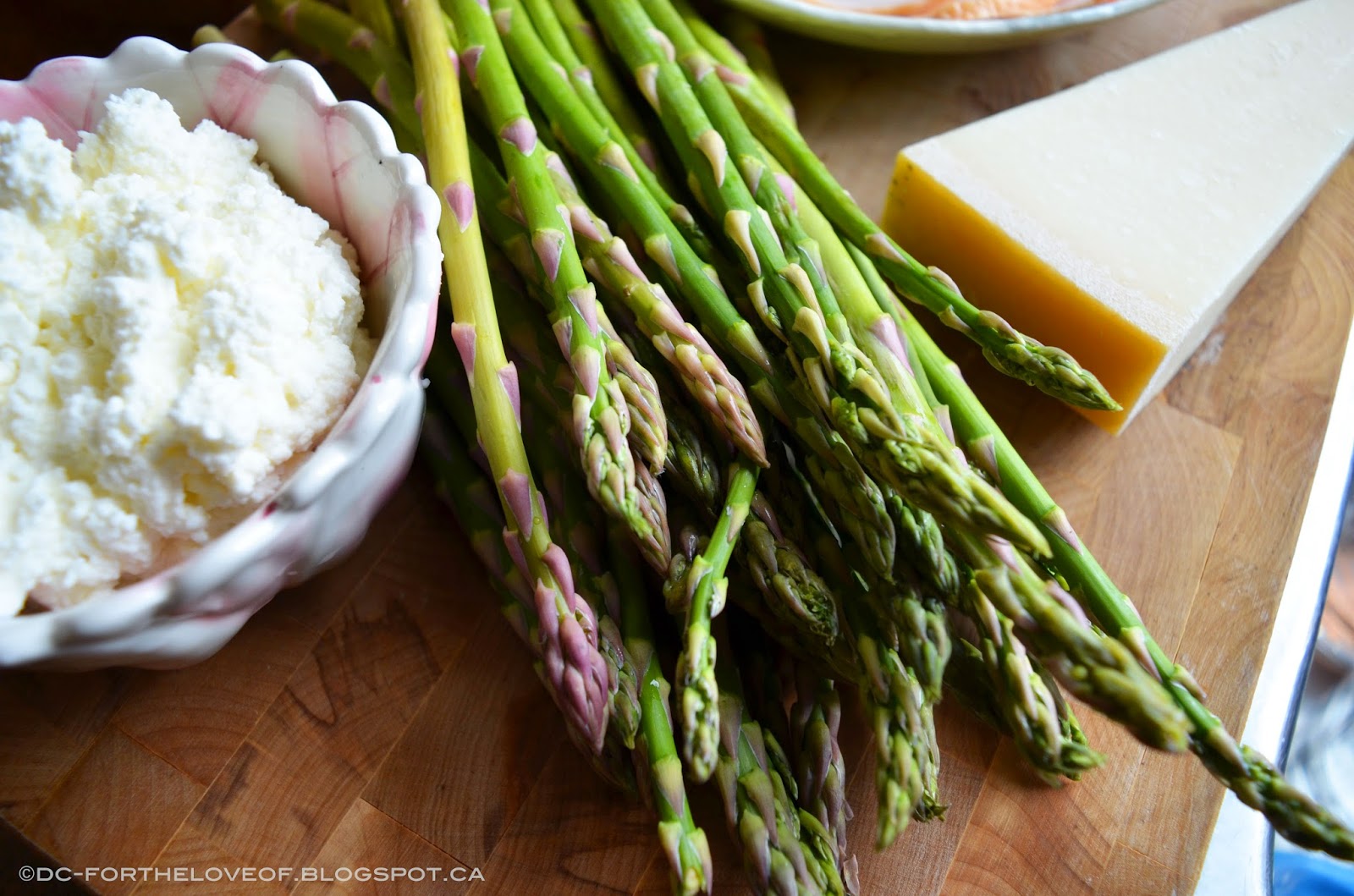 ...Asparagus, Bacon & Ricotta Rotini For the Love of...