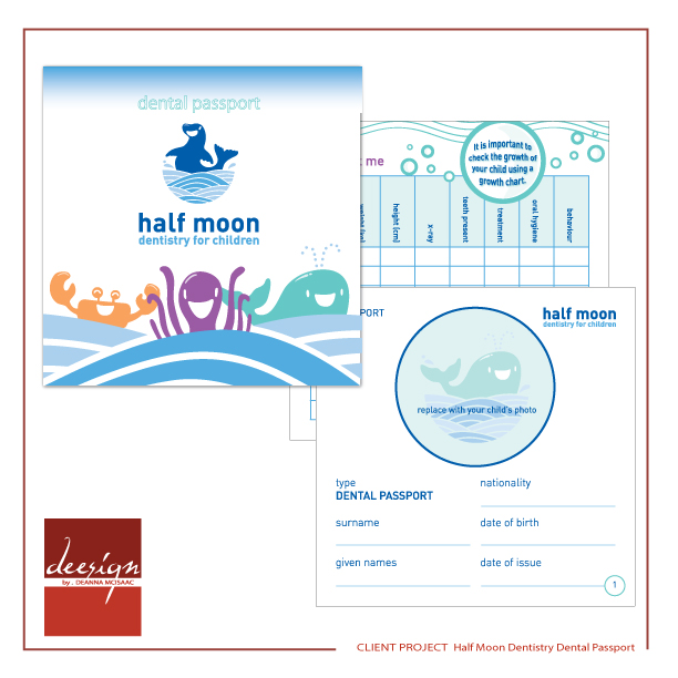 Deesign by Deanna McIsaac Dental Passport Design for Dr. Nancy Vertel