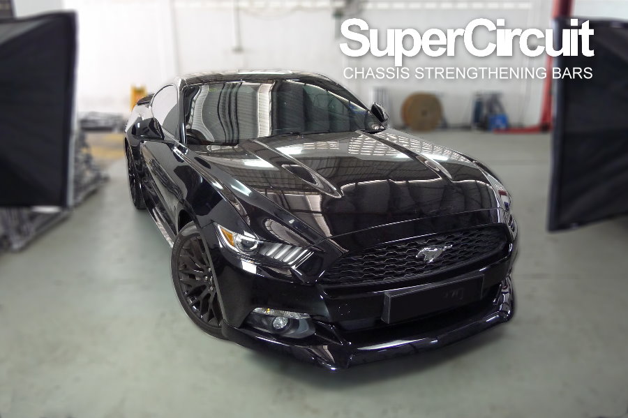 SUPERCIRCUIT CHASSIS STRENGTHENING BARS Ford Mustang 2.3 EcoBoost