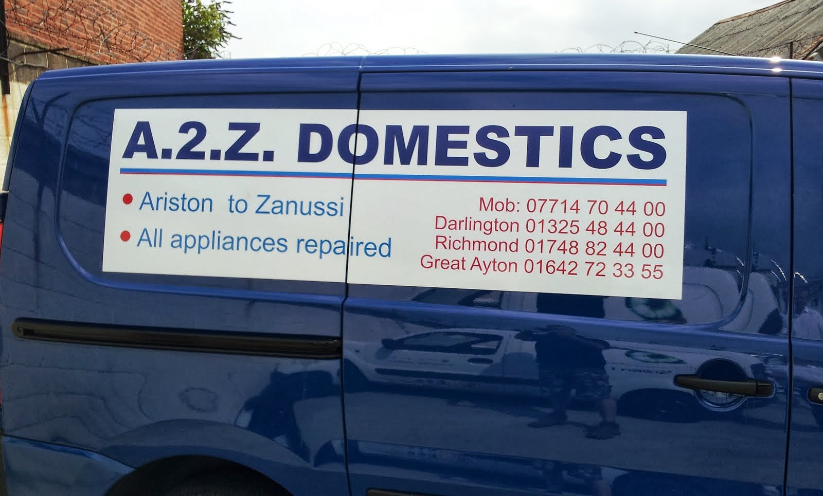 The Green I Signs Blog van panels supplied & fitted by green