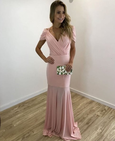 vestido longo de crente