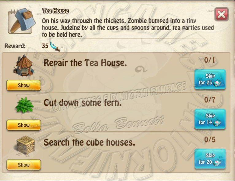 Fans di CityGames Blog Zombie CastawaysToy Island Quest