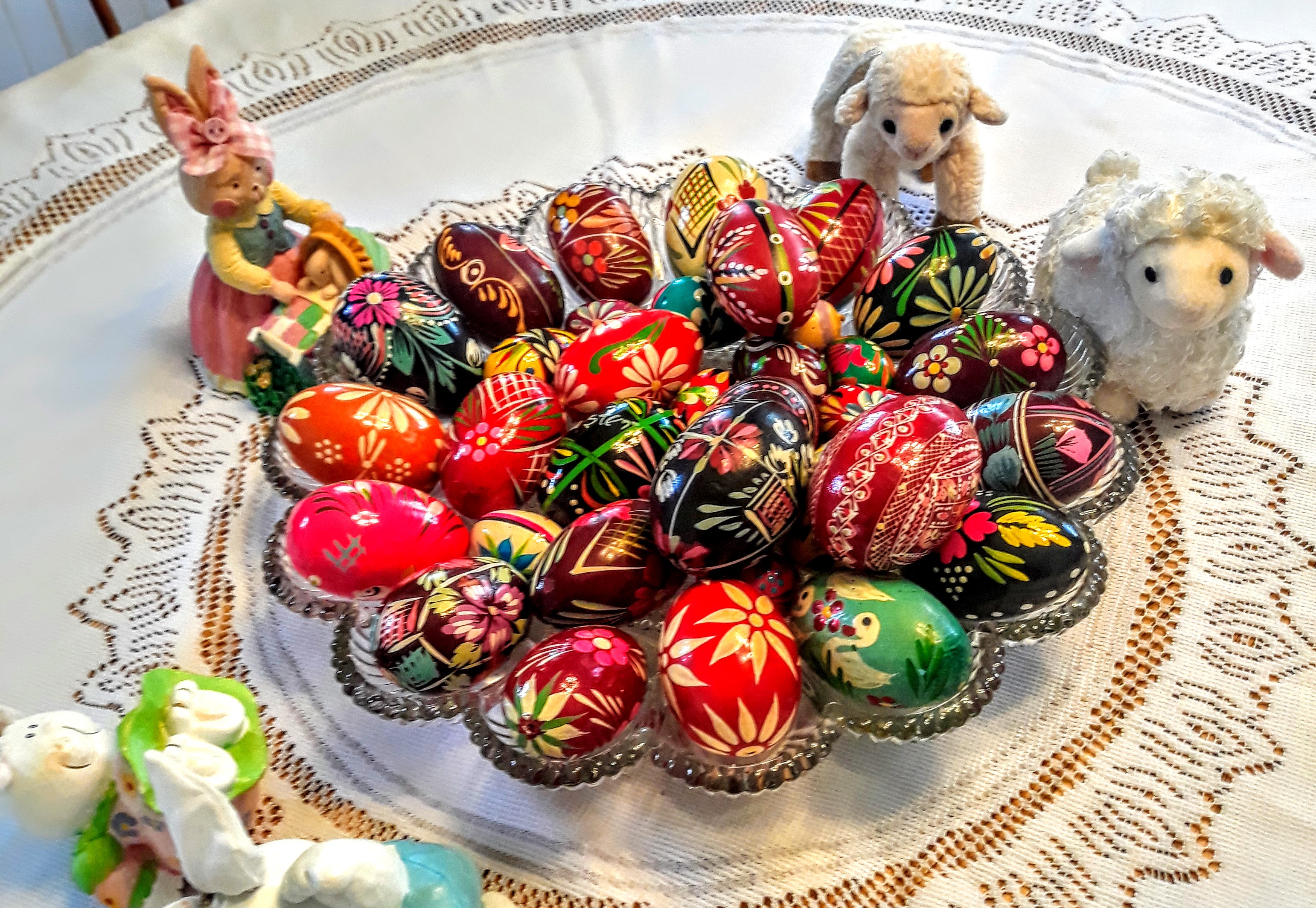 Writing Straight from the Heart Polish Easter Eggs