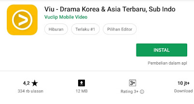 Rekomendasi 3 Aplikasi Mobile Drama Korea di Android Sub Indonesia