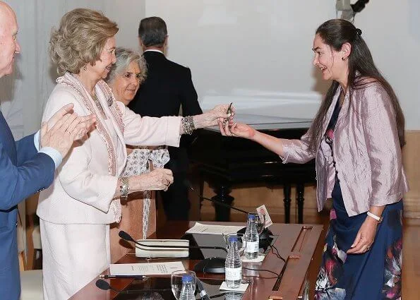 Former Queen Sofia of Spain attended the 'Inigo Alvarez de Toledo' awards ceremony held at the Residencia de Estudiantes