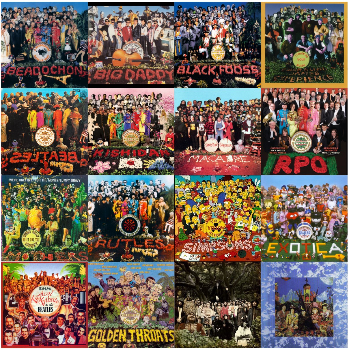 TravelMarx: The Beatles Sgt. Pepper's Lonely Hearts Club Band – Album Cover  Parodies