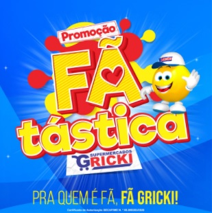 Promoção Fã Tástica Gricki Supermercado