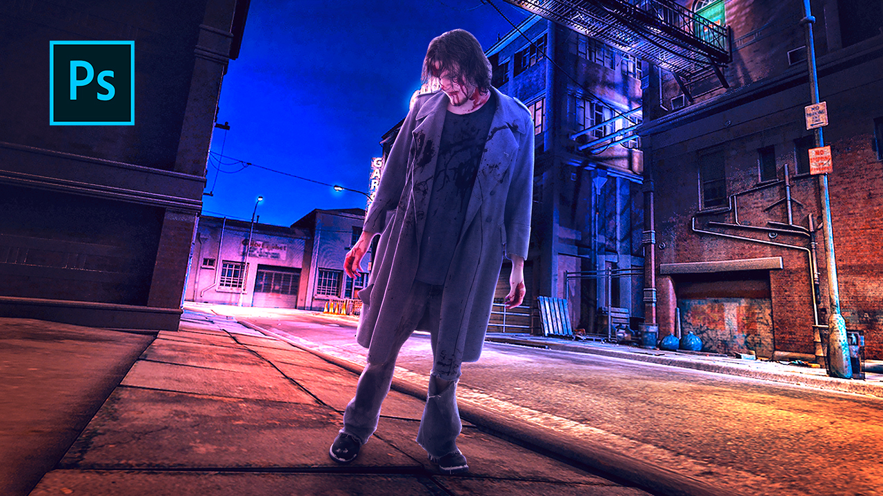 City Zombies Manipulation Tutorial Color Effects