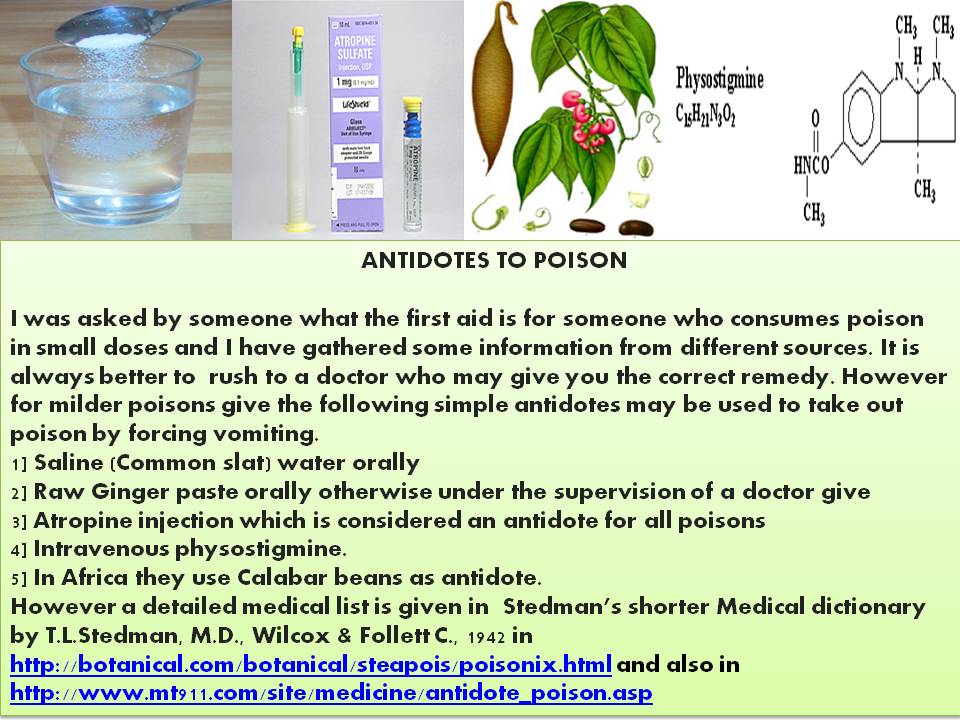 an antidote to an antidote to