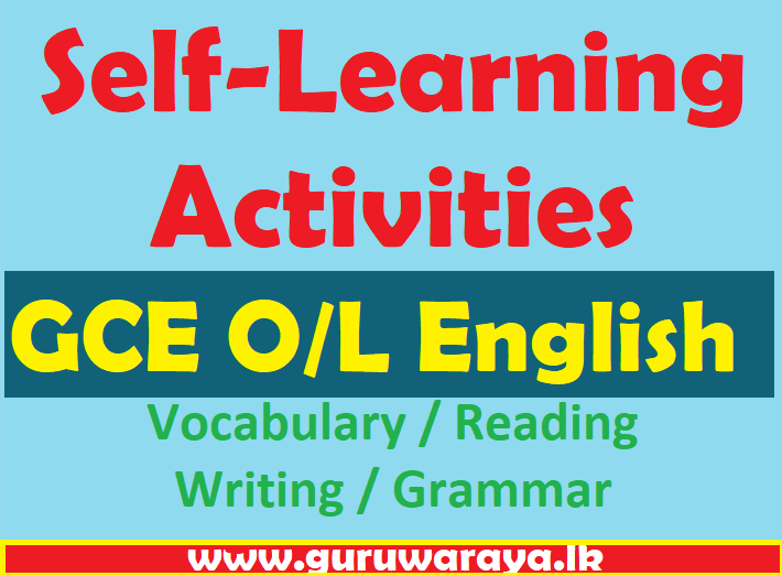 GCE O/L English