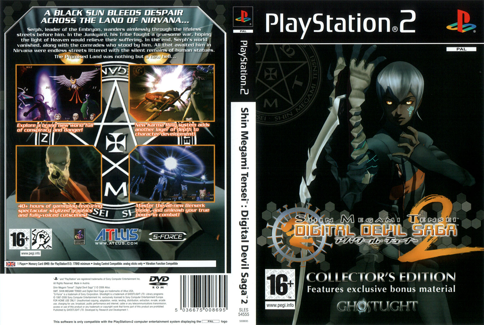 Shin Megami Tensei Digital Devil Saga 2 USA PS2 Game Zone Next