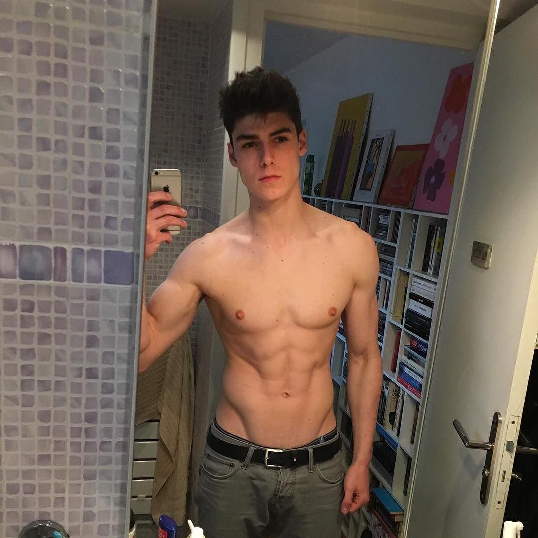 dreamy-male-model-shirtless-young-dark-haired-dude-selfie-fit-body-vline