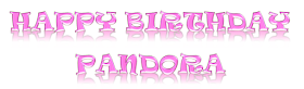 Pandora's Birthday Banner  ©BionicBasil®