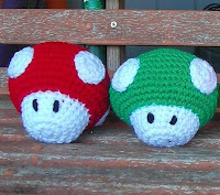 PATRON GRATIS HONGOS (MARIO BROS) AMIGURUMI 576