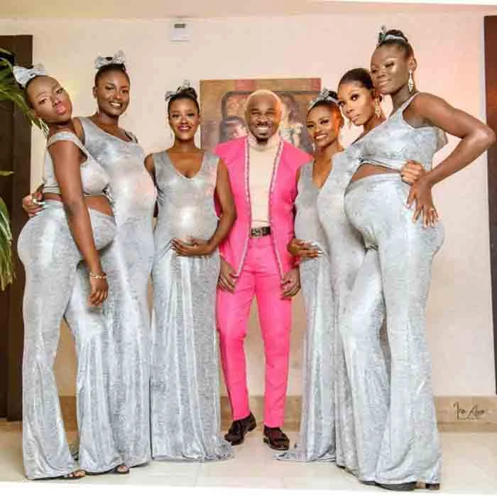 BIG DADDY Nigerian playboy rocks up to wedding with SIX PREGNANT women claiming he is the father of ALL the kids, News, Nigeria, Lifestyle & Fashion, Controversy, Pregnant Woman, World