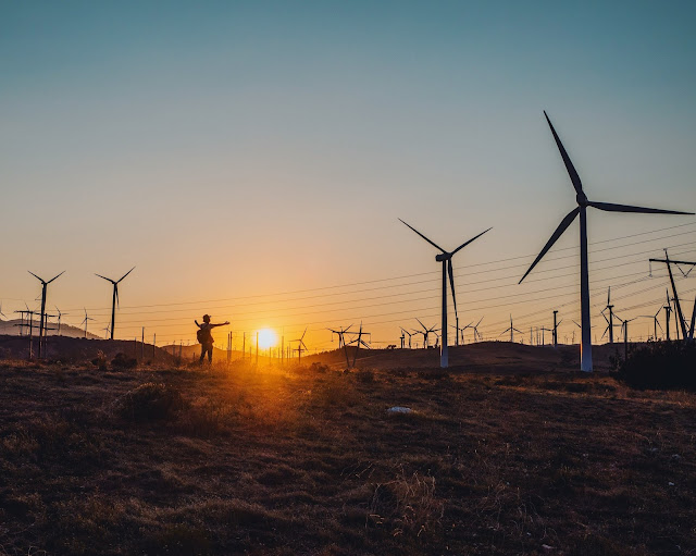 wind turbines