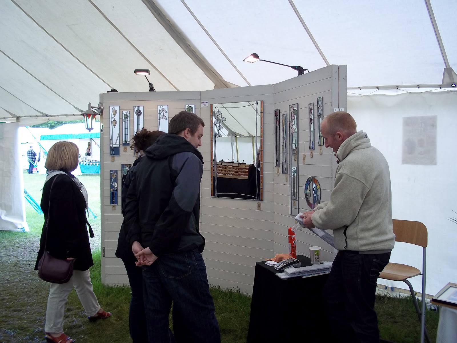 Azra's Painting a Day Knebworth House Craft and Design Fair