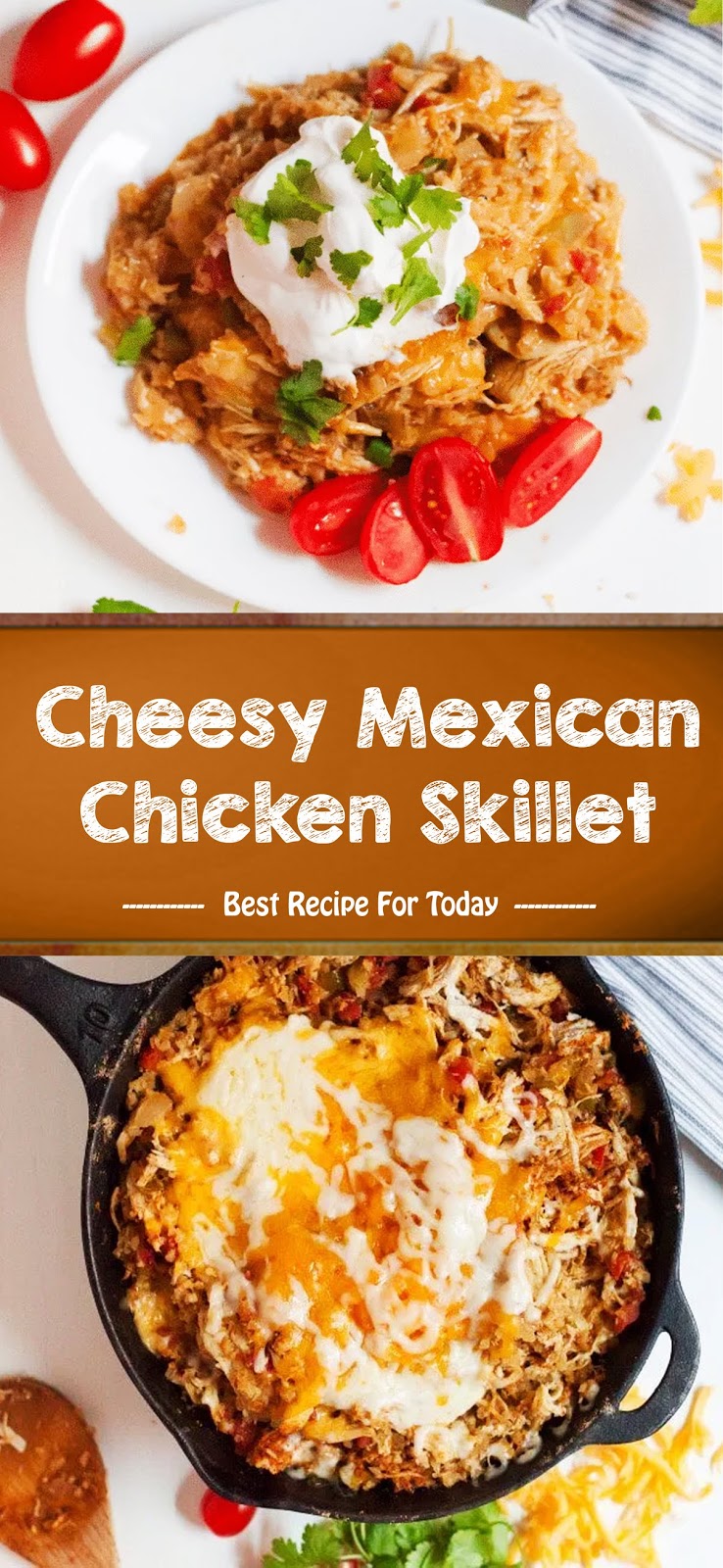 Cheesy Mexican Chicken Skillet