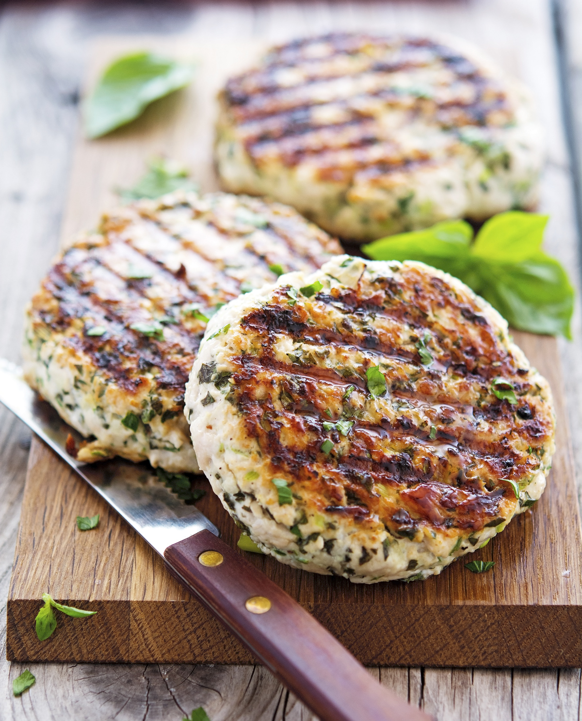 Green Goddess Turkey Burgers