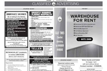GulfJobPaper Classified 1Sept p