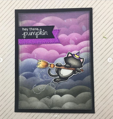 Hey there, Pumpkin by Claire features Newton's Boo-tiful Night and Clouds by Newton's Nook Designs; #newtonsnook