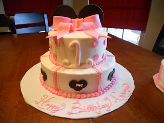 Treat Dreams: Minnie Mouse 1st Birthday Cake