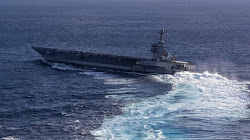 Hải Quân Hoa Kỳ Công Bố Video "Hàng Không Mẫu Hạm Nặng 100 Ngàn Tấn" Bẻ cua Tốc Độ Cao