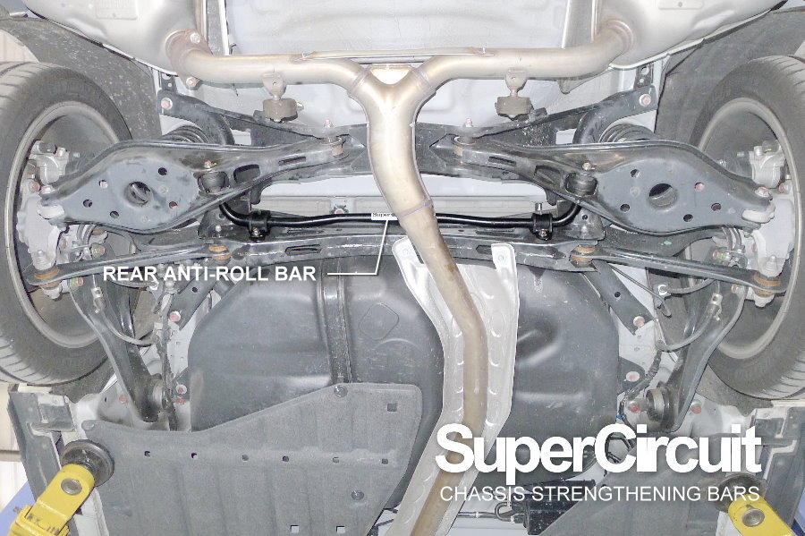 SUPERCIRCUIT CHASSIS STRENGTHENING BARS Honda Civic FC Rear Antiroll Bar