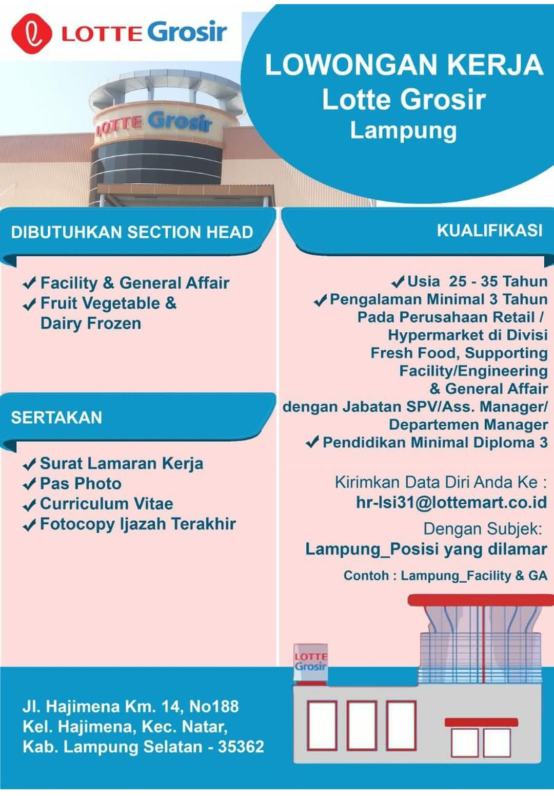 Info Lowongan Kerja Lampung Selatan