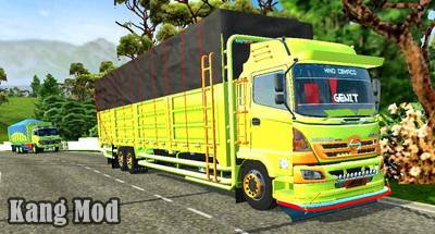 MOD BUSSID Truck Hino Lohan C23 Full Animasi