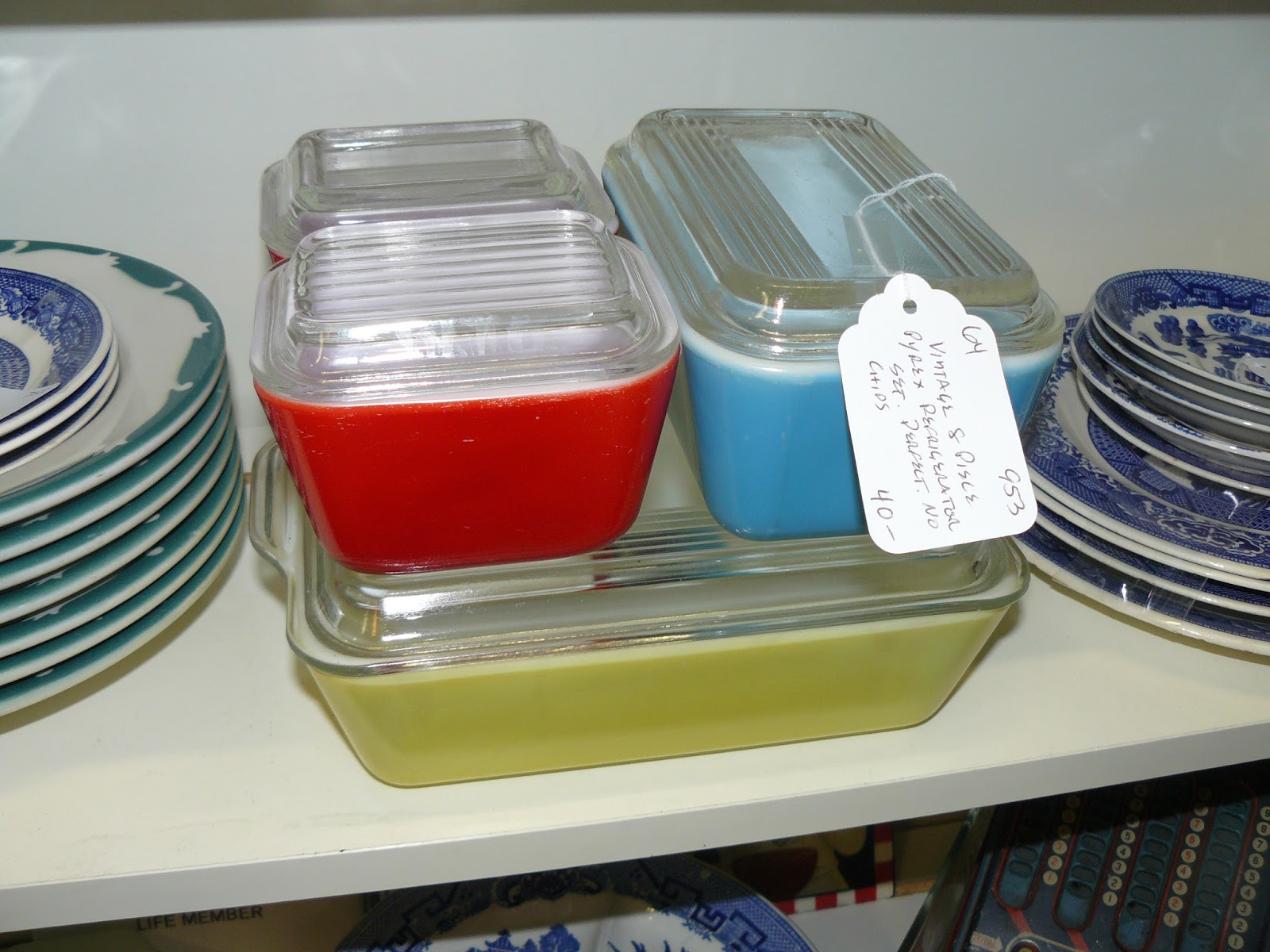 SCRANBERRY COOP Vintage Mint Pyrex Refrigerator Boxes with Lids, at
