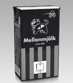 Κουτιά φρέσκου γάλακτος με τέχνη