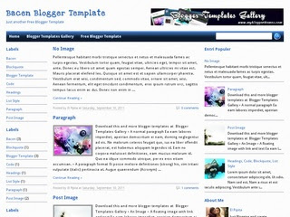 Bacen Blogger templates