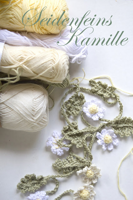 Kamillenblüten häkeln * Tutorial * crochet camomile flowers