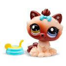 Littlest Pet Shop Series 1 Pet Surprise Himalayan Cat (#G7 - #4) Pet