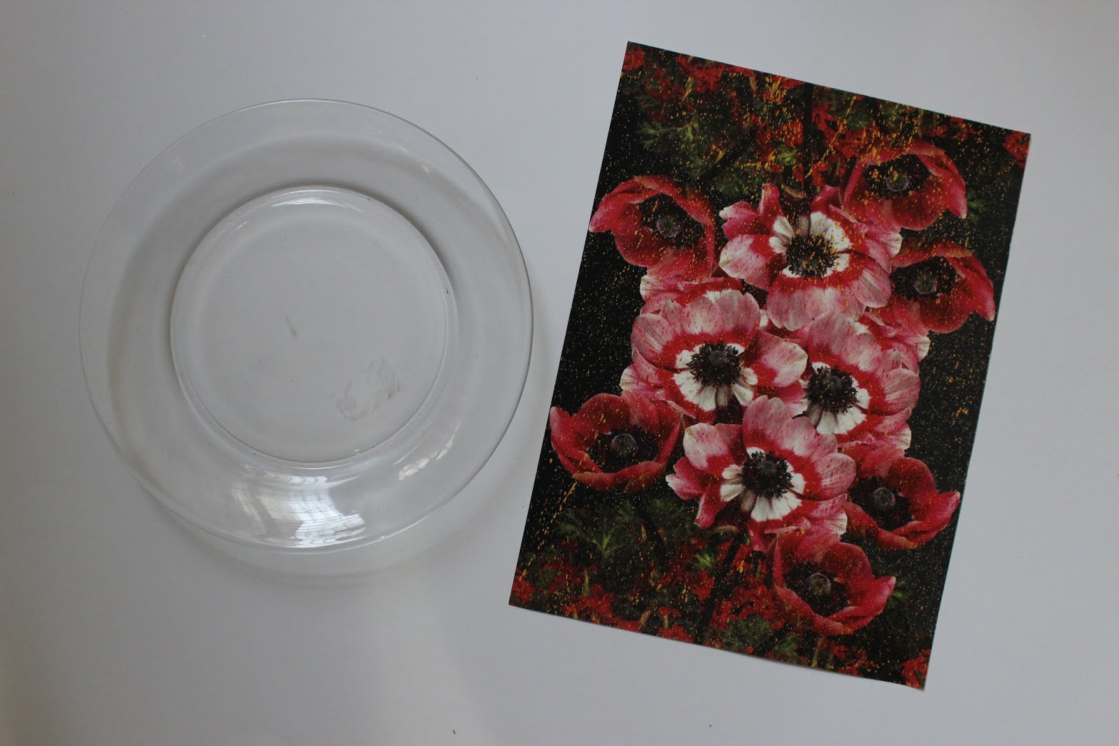 Nakshathra Designz Reverse Decoupage Glass Plate