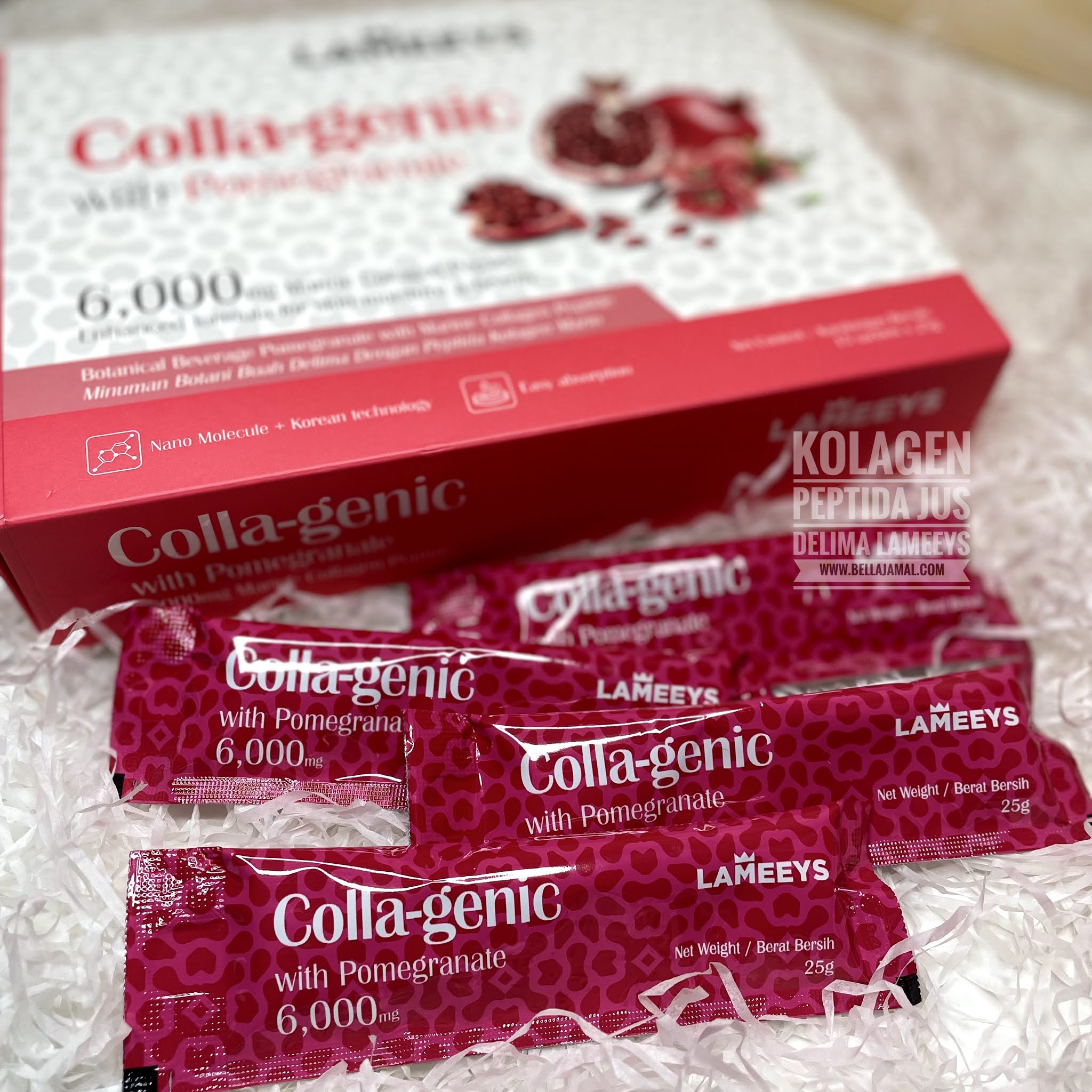 REVIEW Kolagen Peptida Collagenic with Pomegranate Dari LAMEEYS