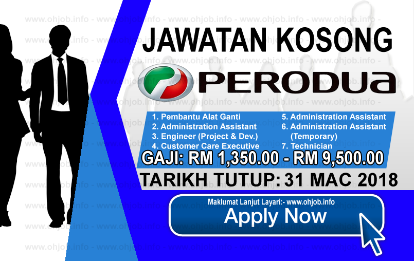 Jawatan Kosong PERODUA - Perusahaan Otomobil Kedua Berhad 